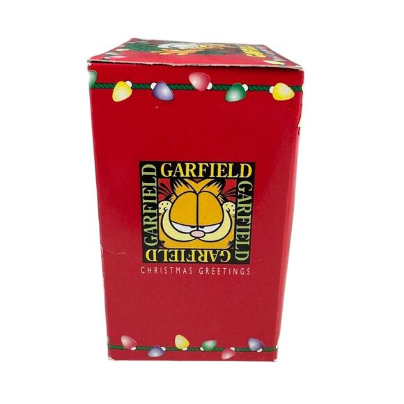 1996 Garfield Trim-A-Tree Ornament - 20 Years Party On Football Figure PAWS - Picture 5 of 7